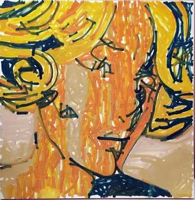Figure 16.1  
Tear, inspired by Roy Lichtenstein’s Frightened Girl. 